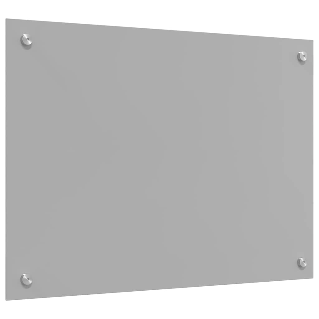 Kitchen Backsplash 2 pcs Light Grey 70 x 50 cm Tempered Glass